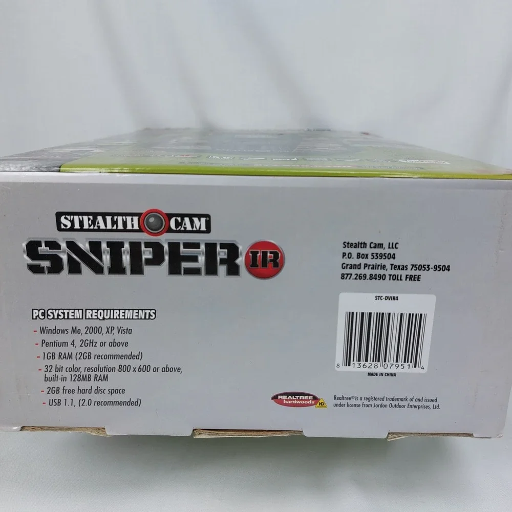 NEW Stealth Cam Sniper IR Jim Shockey Signature Edition Digital Video Camera 8MP